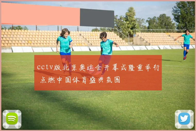 cctv版北京奥运会开幕式隆重举行 点燃中国体育盛典氛围